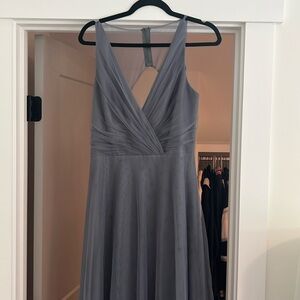 Monique Lhuillier Style: 450341; Fabric: Tulle; Color: Steel size 10 bridesmaid